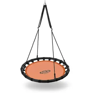 Nils, Hammocks, CAMP Balançoire Nid de Cigogne NB5034 Orange 100 cm (1...