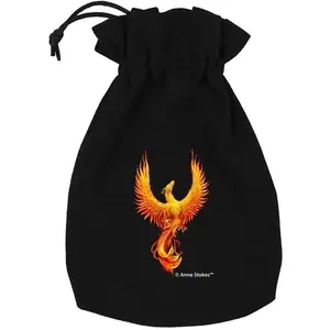Q Workshop Anne Stokes Würfelbeutel Phoenix pas cher