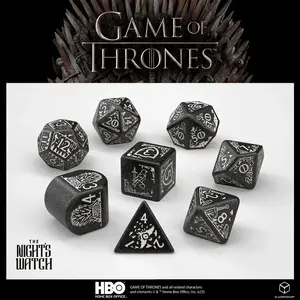Q Workshop Game of Thrones. Night's Watch Dice Set. pas cher
