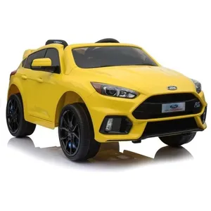 Voiture électrique pour enfants Ford Focus RS Jaune, Télécommande 2,4 ... pas cher