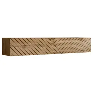 Comparateur de prix : AC-DÉCO Meubles TV - Meuble TV murale "Switch" en bois - Beige - L 180 x H 30 x P 40 cm