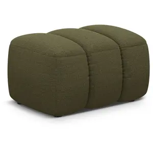 Maison Heritage, Tabouret, Pouf, "Kimi", 1 Place, Vert, 75x55x40 Fabri... pas cher