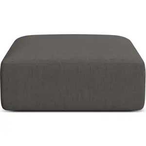Maison Heritage, Tabouret, Pouf, "Talia", 1 Place, Gris, 90x90x40 Fabriqué en EuropeVendu pargalaxus