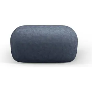 Maison Heritage, Tabouret, Pouf, "Estro", 1 Place, Bleu Foncé, 90x88x40 Fabriqué en EuropeVendu pargalaxus