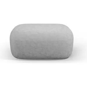 Maison Heritage, Tabouret, Pouf, "Estro", 1 Place, Argent, 90x88x40 Fabriqué en EuropeVendu pargalaxus
