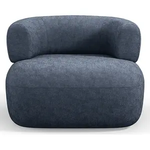 Maison Heritage, Fauteuil, Fauteuil, "Estro", 1 Place, Bleu Foncé, 90x...Vendu pargalaxus