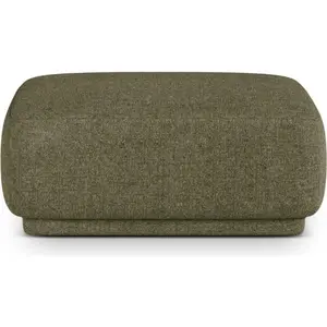 Maison Heritage, Tabouret, Pouf, "Jane", 1 Place, Vert, 90x90x42 Fabriqué en EuropeVendu pargalaxus
