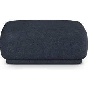 Maison Heritage, Tabouret, Pouf, "Jane", 1 Place, Bleu Marine, 90x90x42 Fabriqué en EuropeVendu pargalaxus