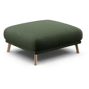 CXL by Christian Lacroix, Tabouret, Pouf, "Margot", 1 Place, Vert mousse, 85x85x41 Fabriqué en Europe pas cher