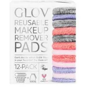 Glov, Nettoyant pour le visage, SET Starter Pads Oily Skin waciki do twarzy + All Skin Types Pads waciki do twarzy + Dry Skin (Crème nettoyante) pas cher