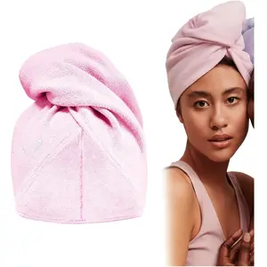 GLOV SUPER ABSORBENT HAIR WRAP Pink Handdoek pas cher