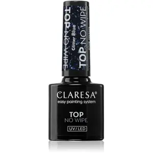 Claresa, Lotion pour le corps, Top No Wipe Glitter Bleu pour Vernis à ... pas cher