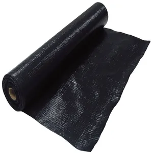 Tissu de paillage - Noir - 70 g/m² - 160 cm - Rouleau 100 m - Haute qualité - Tissage dense - Stabilisé UV pas cher