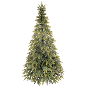 SPRINGOS® Sapin de Noël artificiel DELUXE avec Support Arbre de Noël Dense 220 cm 3D Épicéa avec jeunes branches- nouveauté pas cher