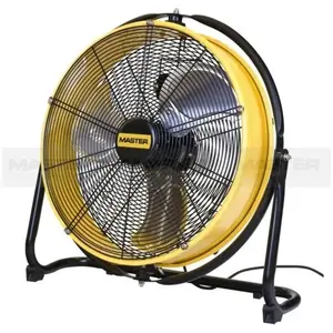 Master - Ventilateur sur pied DF-20P 100W 3 vitesses D50cm Jaune