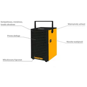 Master DH732 Bouwdroger / Luchtontvochtiger - 30L/24u pas cher