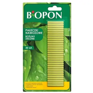 Bâtonnets dengrais pour plantes vertes - BIOPON - 30 pcs - Concentré -... pas cher