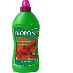 Biopon Serie - Vloeibare Pelargonium Meststof - 1L - Bevordert Bloei pas cher