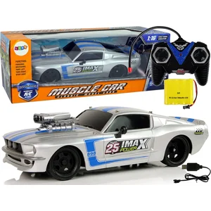 Comparateur de prix : Viking Choice R/C auto - raceauto - 26x10x7cm - 1:16 - zilver blauw