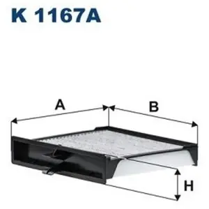 Filtron Filtre d'habitacle pour RENAULT: Scénic (Ref: K 1167A)Vendu paroscaro