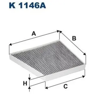 Filtron Filtre d'habitacle pour MERCEDES-BENZ: Classe E, Classe CLS (Ref: K 1146A) pas cher