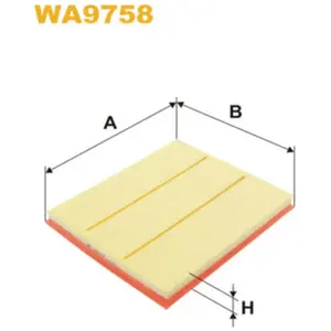 Filtre à air wix wa9758 pas cher