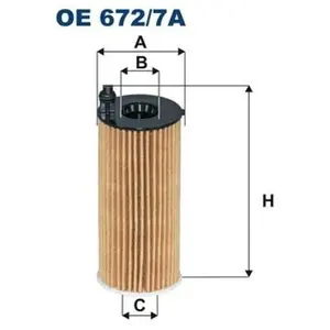 Filtron Filtre à huile pour BMW: Série 7, Série 2, X3, Série 3, Série 6, Série 5, Série 4, Série 1, X5, Z4, X4 & TOYOTA: Supra (Ref: OE 672/7A) pas cher