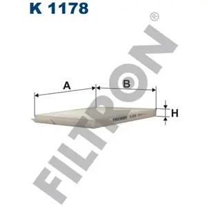 FILTRON K1178 Chauffage pas cher