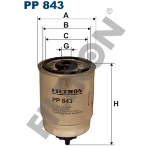 Filtron Filtre à carburant, pp843 pas cher