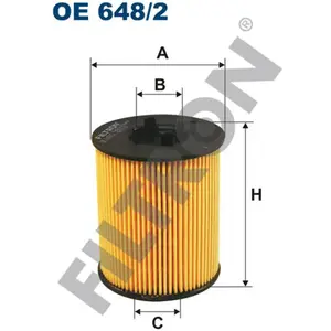 Filtron oe648/2 Filtre à huile pas cher