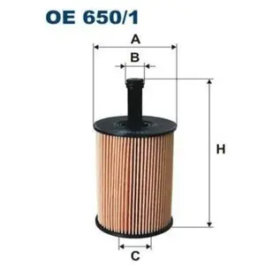 Filtron OE650/1 Filtre à huile pas cher