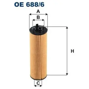 Filtron Filtre à huile pour SEAT: Ateca, Tarraco, Leon & SKODA: Superb, Karoq, Kodiaq, Octavia & VOLKSWAGEN: Caddy, Passat, Tiguan (Ref: OE 688/6) pas cher