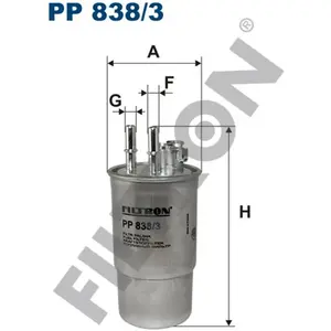 Filtron Filtre à carburant, pp838/3 pas cher
