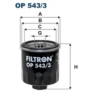 Filtron Filtre à huile pour FORD: Transit/Tourneo (Ref: OP 543/3) pas cher