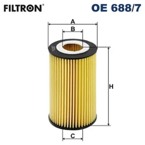 Filtron Filtre à huile pour AUDI: S4, S5, A4, Q7, A6, A8, A5, A7 (Ref: OE 688/7) pas cher