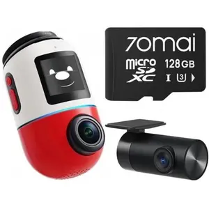 70mai X800 4K SET avec RC Cervena + carte SD 128GB, Dashcam pas cher