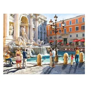 Puzzle Castorland - La Fontaine de Trevi, 3000 pièces pas cher