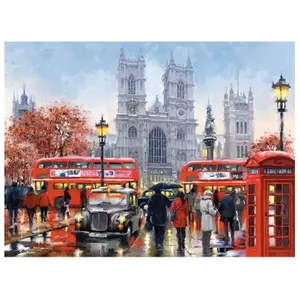Puzzle 3000 pièces - CASTORLAND - Westminster Abbey - Architecture et monument - Adulte - Gris pas cher