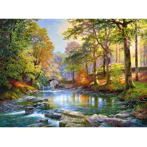 Castorland Puzzle 3000 pièces : Le long de la rivière pas cher
