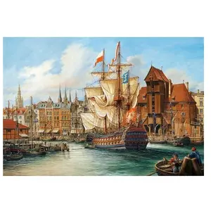 Castorland Puzzle 1000 pièces : Le port de Gda?sk, Pologne pas cher