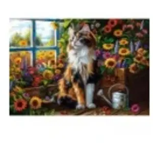 CASTORLAND 1000 el. Blooming Cat Meditation C-105359-2 [PUZZLE]