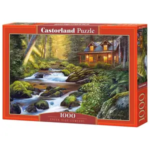 Puzzle Castorland - Creek Side Comfort, 1000 pièces pas cher