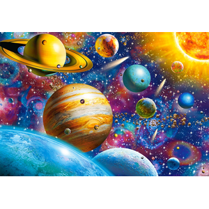 Puzzle Castorland - Odyssée du système solaire, 1000 pièces pas cher