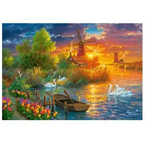 Castorland Puzzle 1000 pièces : Idylle hollandaise pas cher