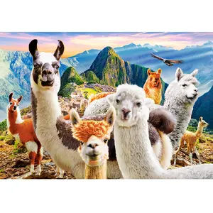 Puzzle 1000 pièces Castorland - Lamas Selfie pas cher