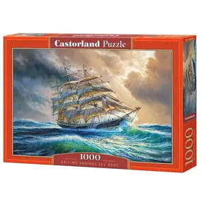 Puzzle Castorland - Naviguer contre vents et marées, 1000 pièces