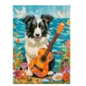 Castorland Chien, Guitare et Mer 111268 pas cher