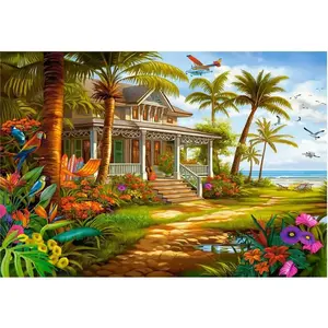 Castorland Maison des Palmiers 152223 pas cher