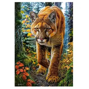 Castorland Lion des Montagnes dans la Forêt 152261 pas cher