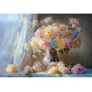 Castorland puzzel pastel pioenrozen 1500 stukjes speelgoed. pas cher